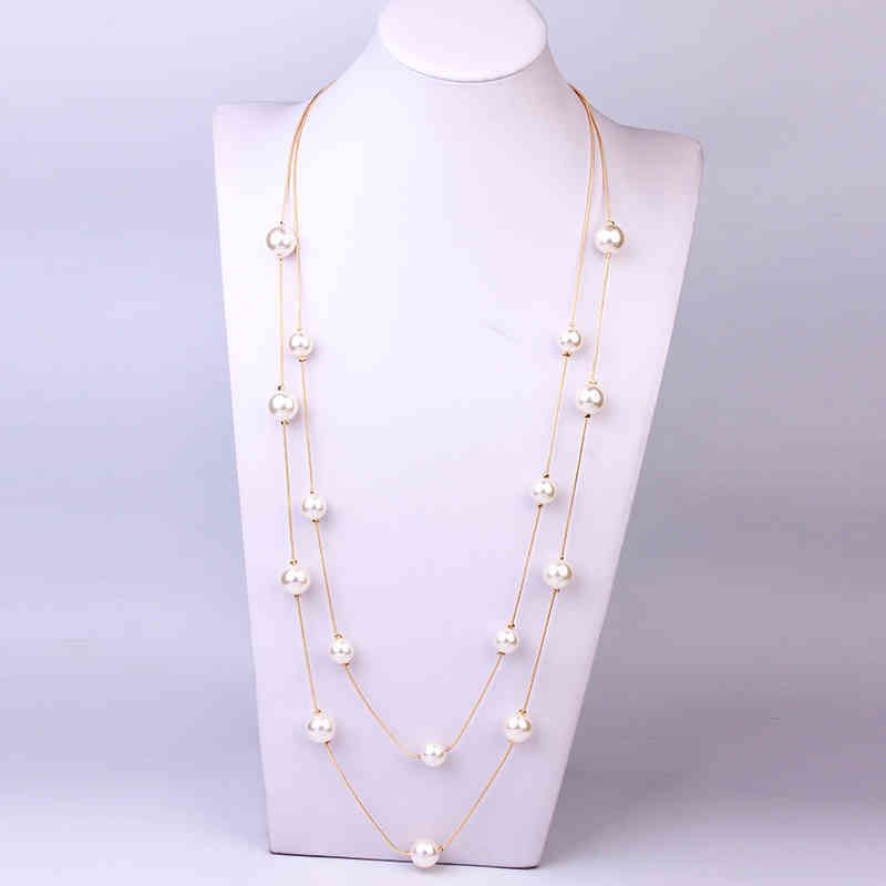 Gold White Pearl-88cm