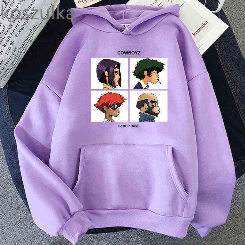 Anime Cowboy Bebop Hoodies Hot Japanese Men Kawaii Cartoon Spike Graphic Streetwear 90s Unisex Harajuku Tops Anime Cowboy Bebop Hoodies Hot Japanese Men Kawaii Cartoon Spike Graphic Streetwear 90s Unisex Harajuku Tops