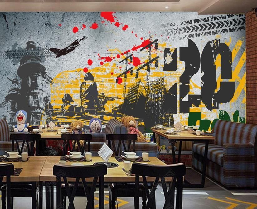 Photo Wallpaper Stickers Graffiti Restaurant Bar Background Wall Decorations Living Room Wallpaper Photo Wallpaper Stickers Graffiti Restaurant Bar Background Wall Decorations Living Room Wallpaper