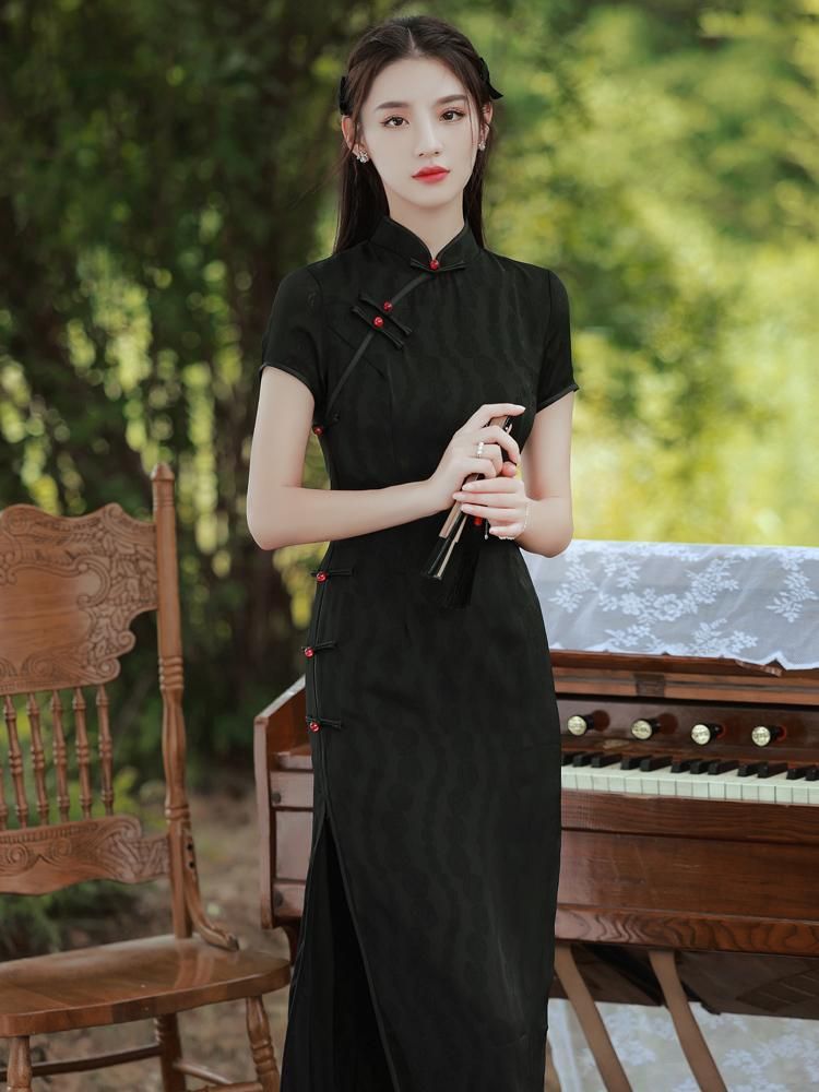 Ropa Étnica China Qipao Vestido Asiático Tradicional Cheongsam China Moderna Ropa De De Mujer Noche Sukneje ORIENTAL VELELOR VESTES RO De 104,58 € | DHgate