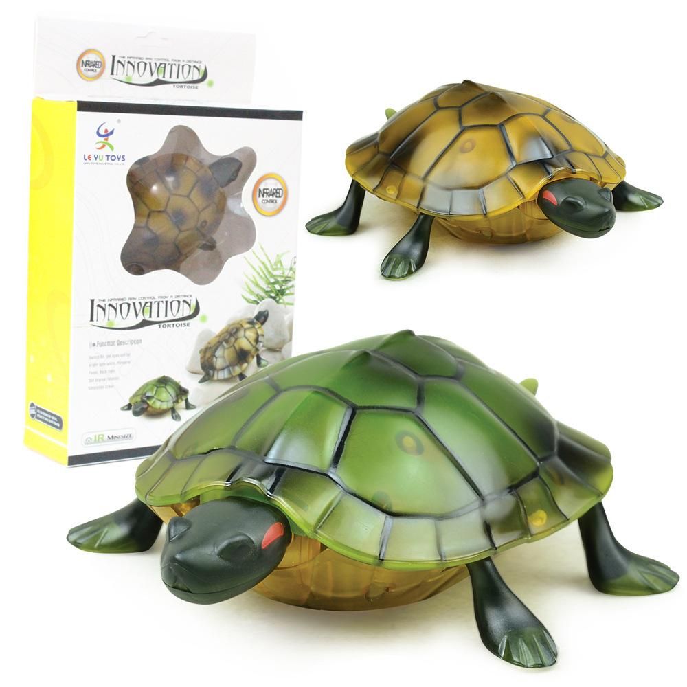 Electric/RC Animals Funny Wireless Electric Infrared Remote Control Turtle  Kids Toys Creative Tortoise Joke Trickery