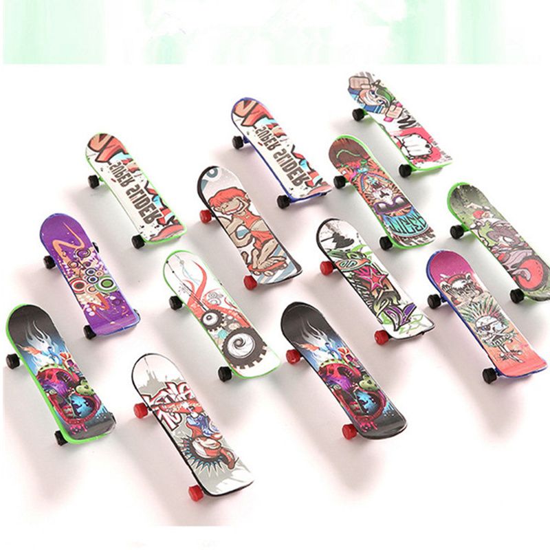 Finger Exercise Toy Party Favor Mini Skateboard Creative Fingertip