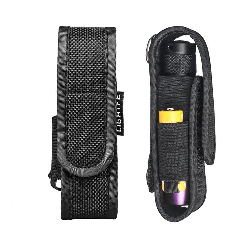 Belt Flashlight Bag Carry Case Camping Nylon Outdoor Pouch Holder Molle Cover 