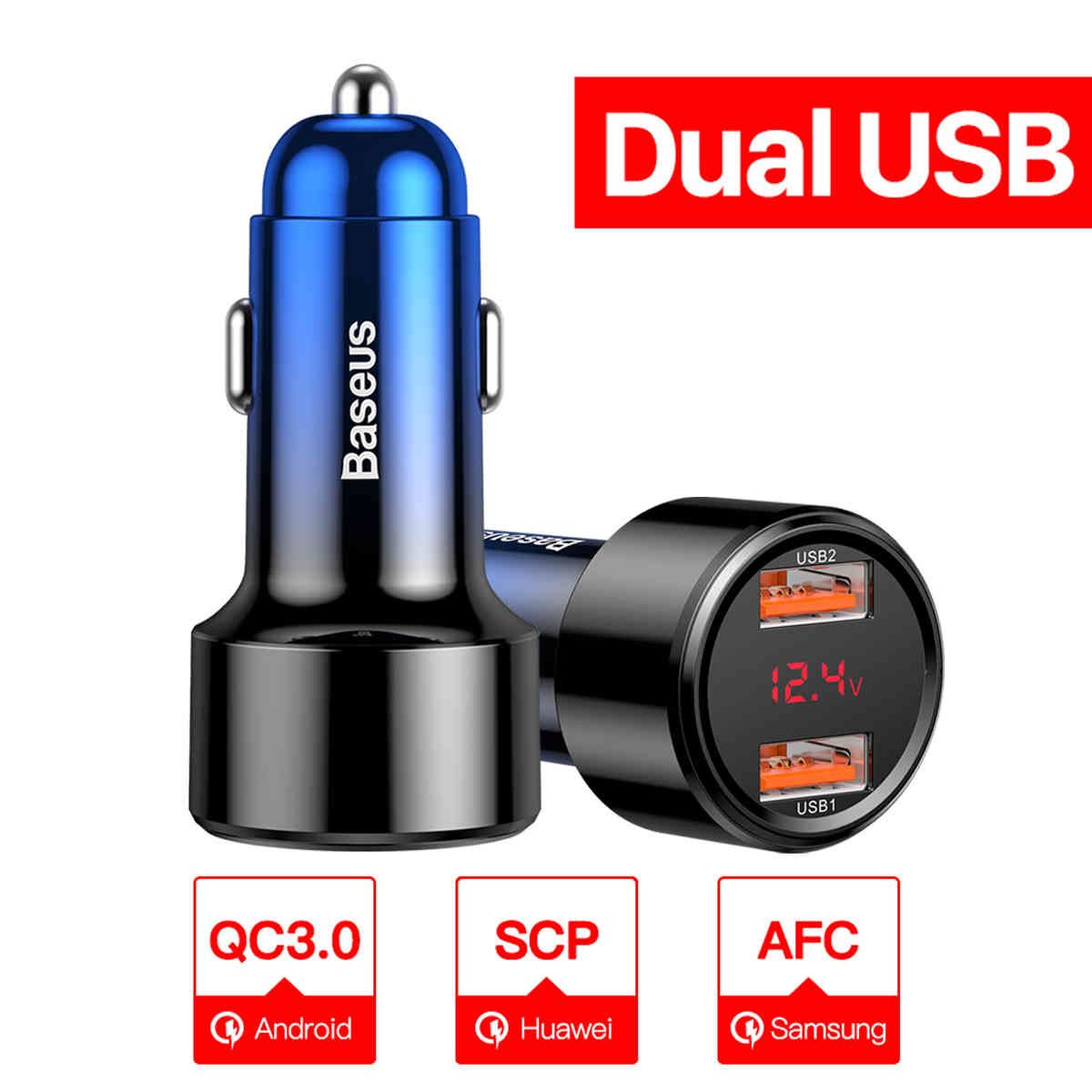 Double Usb Bleu