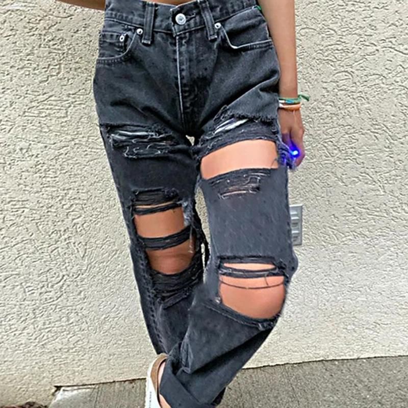 YICIYA Hole Goth Grunge Aesthetic Y2K 