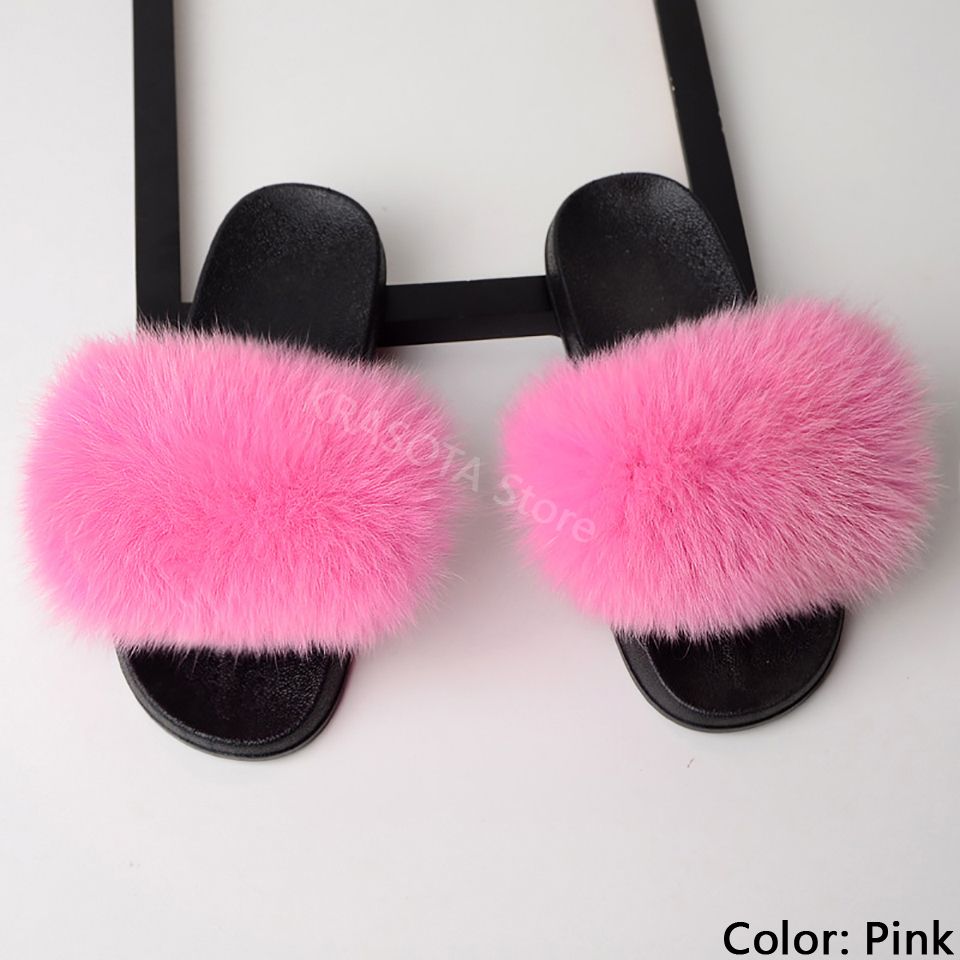 Roze slippers