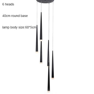 6 heads round base D5cm