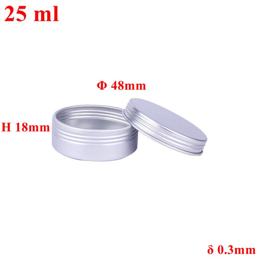 25 ml aluminium silver