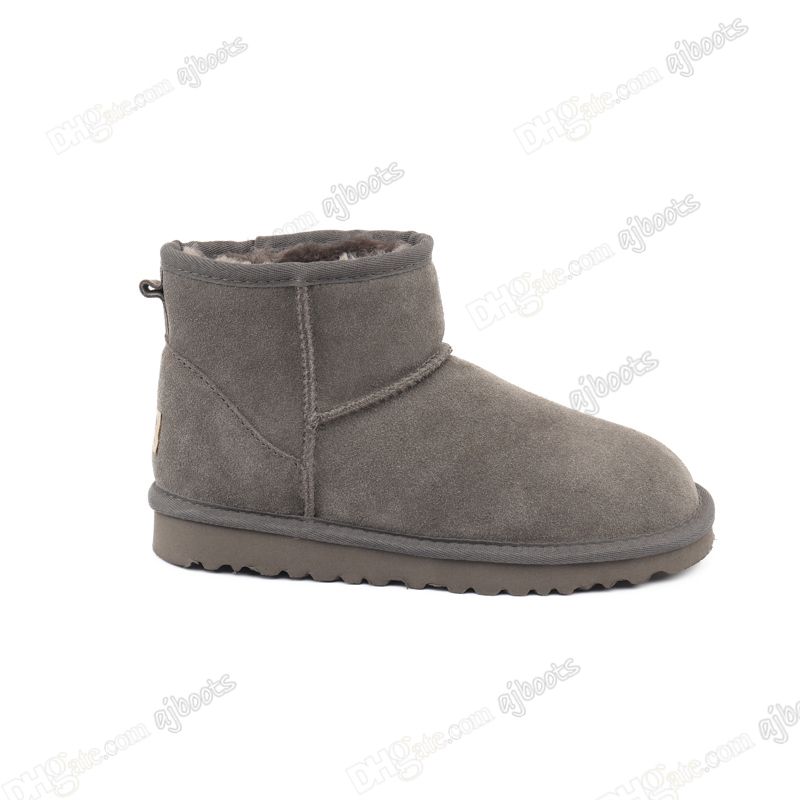 16# Botas de tobillo gris [mini]