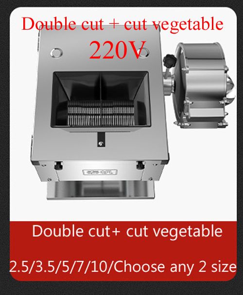 Dubbel gesneden + Groente Cut 220V
