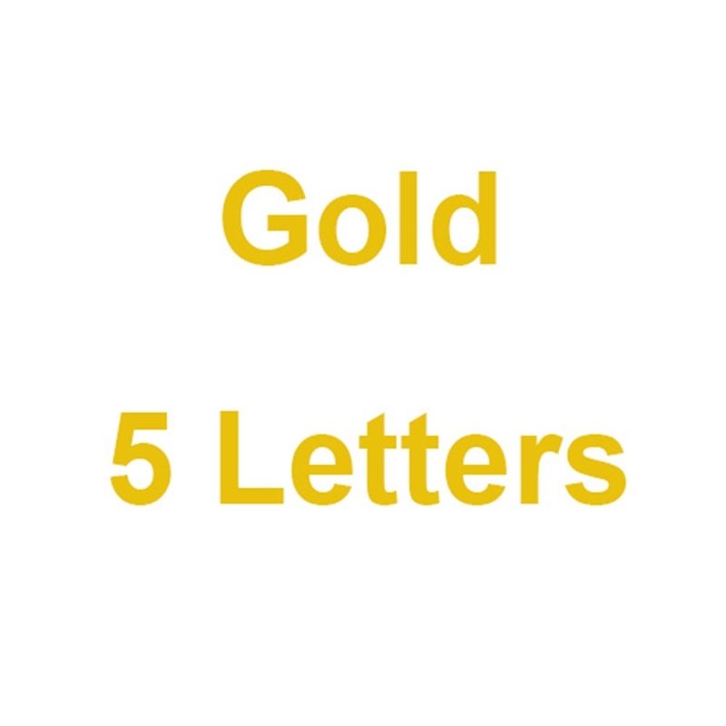 Catena di corda in oro 5 lettere-16 pollici