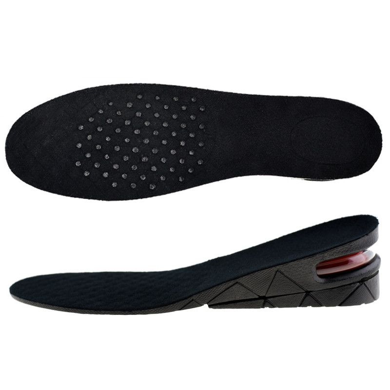Koop 2 Laag Inlegzolen Zwart PVC Verstelbare Maat Luchtkussen Onzichtbare  Hoogte Verhoging 5 Cm Insoollift Inzetstukken Hogere Schoenen Pads Voor  Mannen En Vrouwen Goedkoop | Snelle Levering En Kwaliteit | Nl.Dhgate
