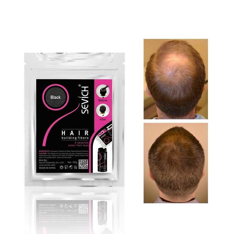 Blender SEVICH 10 colors Keratin Hair Fibers Thinning Hair Loss Concealer  Instant Hair Color Powders Spray 25g