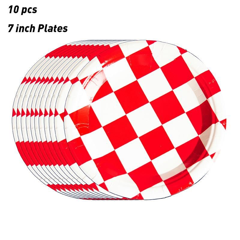 10pcs 7inch plates