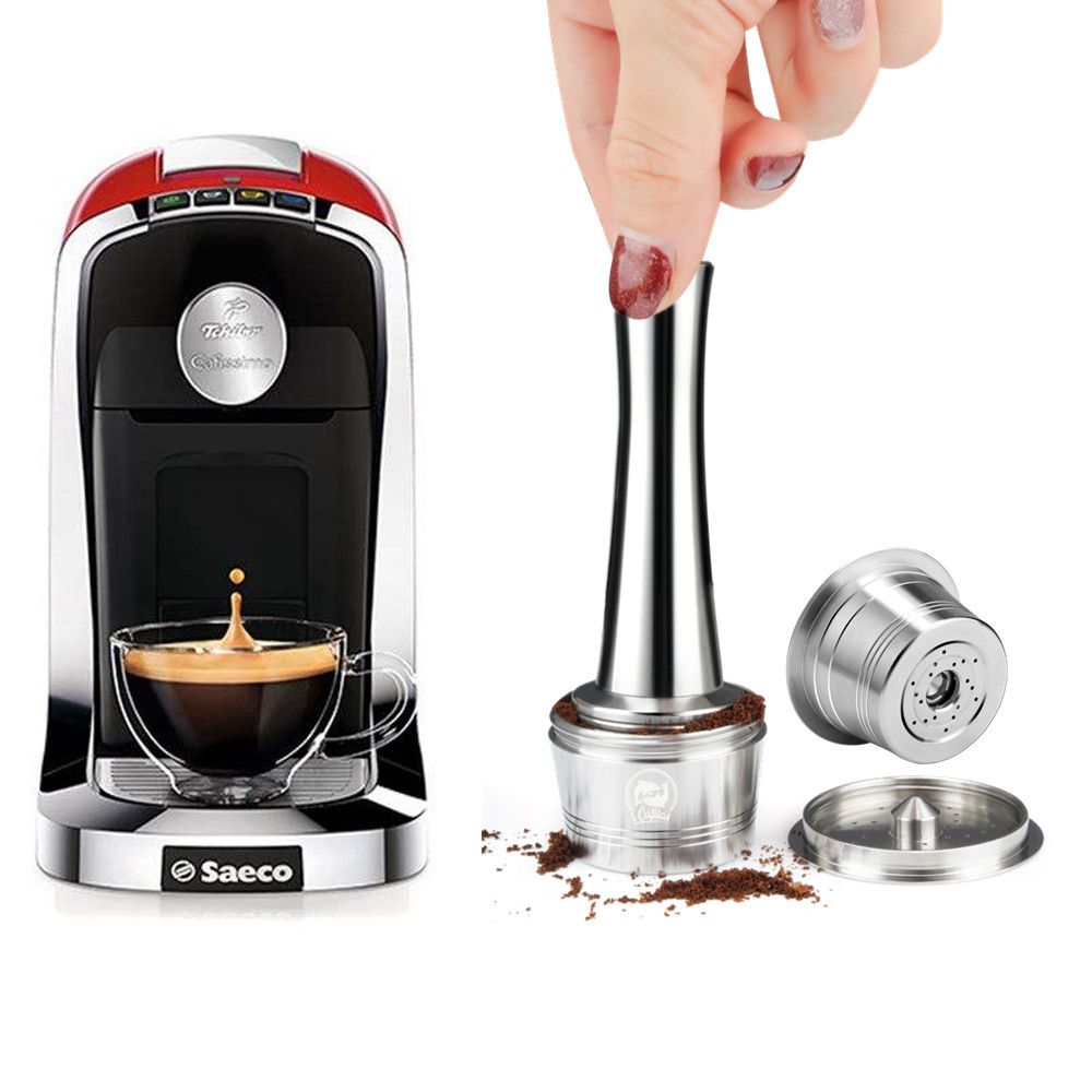 Compra Para Caffitaly Tchibo Cafissimo Aldi Expressi Máquina Recargada K  Fee Coffee Capsule POD Filtros De Café De Acero Inoxidable TAMPER C0316  Barato | Entrega Rápida Y Calidad | Es.Dhgate