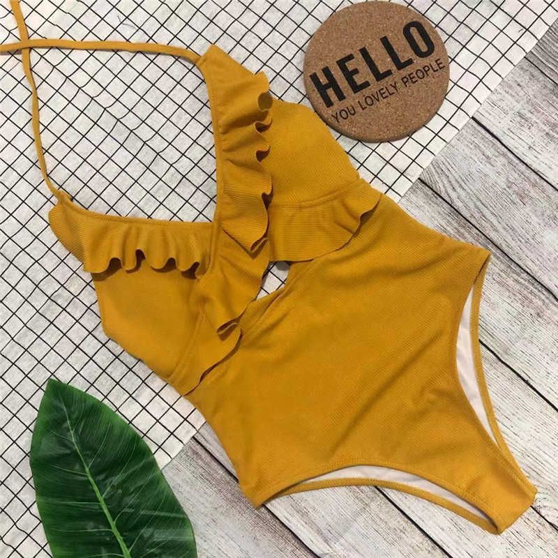 Maillot de bain jaune