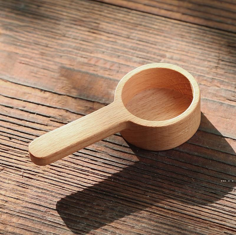 Wooden Coffee Scoop Measuring Spoon Black Walnut Wood Kitchen Scoop Wooden Coffee Scoop Measuring Spoon Black Walnut Wood Kitchen Scoop