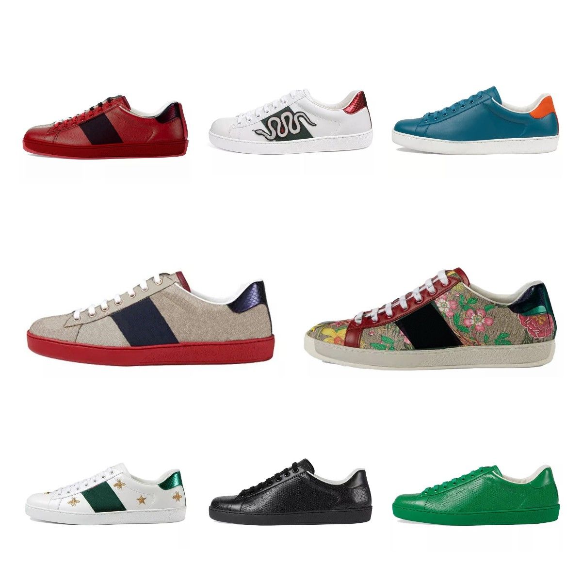 Acquistare Con Scatola Gucci Ace Series White Shoes Italia Ape Verde Rossa  Strisce Uomini Donne Sneaker Scarpe Casual Party Tendenza Ace Moda Scarpe  Da Passeggio Allenatori Chaussures Economico | Consegna Veloce E