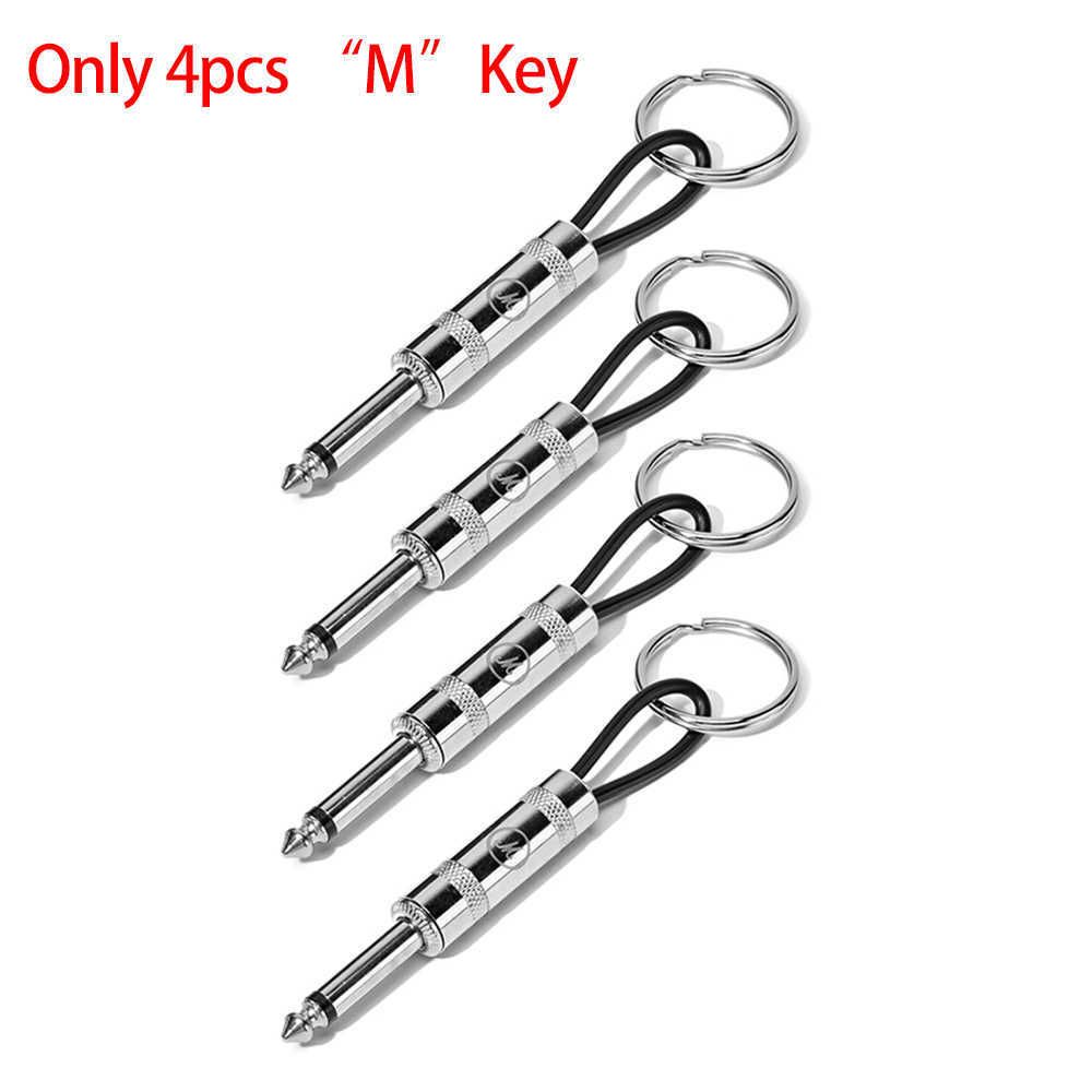 4PCS M Keychains.