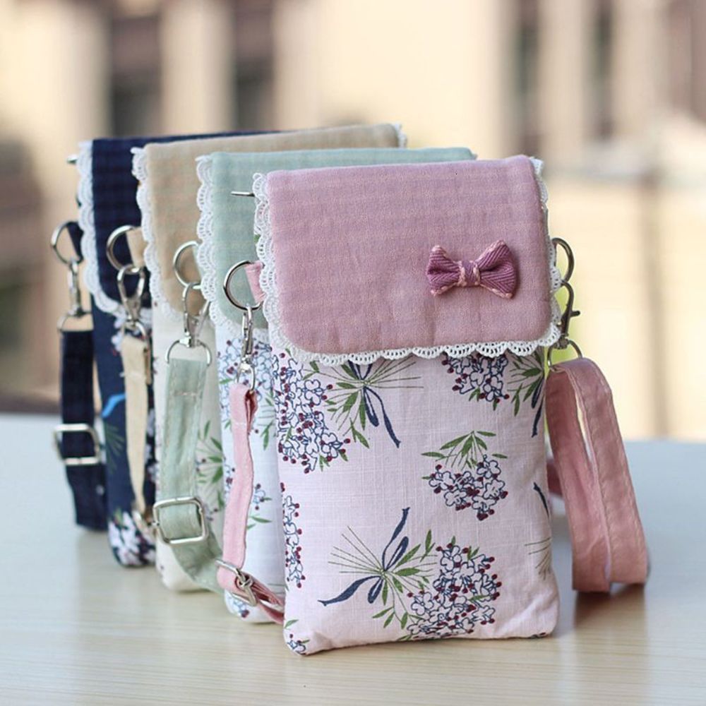 Womens Mobile Phone Crossbody Shoulder Bag Pouch Case Belt Purse Wallet Handbag