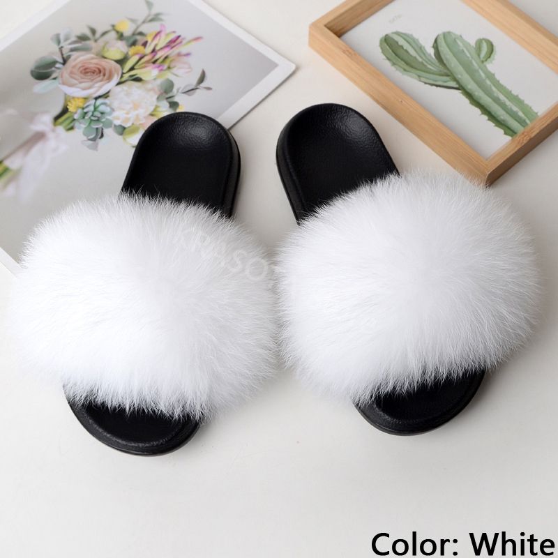 Witte slippers