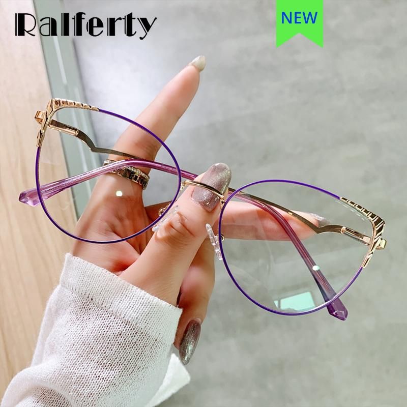 Gafas de sol Ralferty Eye Eyeglass para las mujeres Gafas de grado femenino Marcos