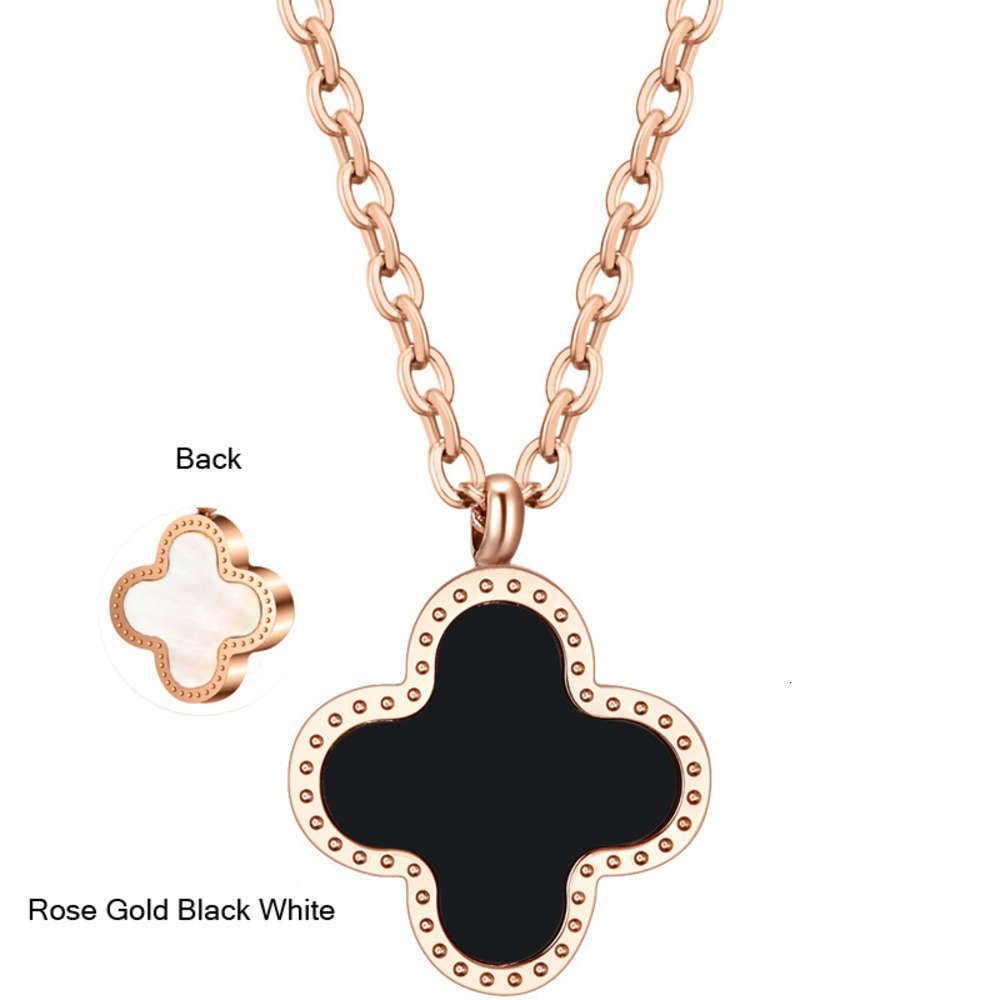 Rose Gold Black White-16 inches