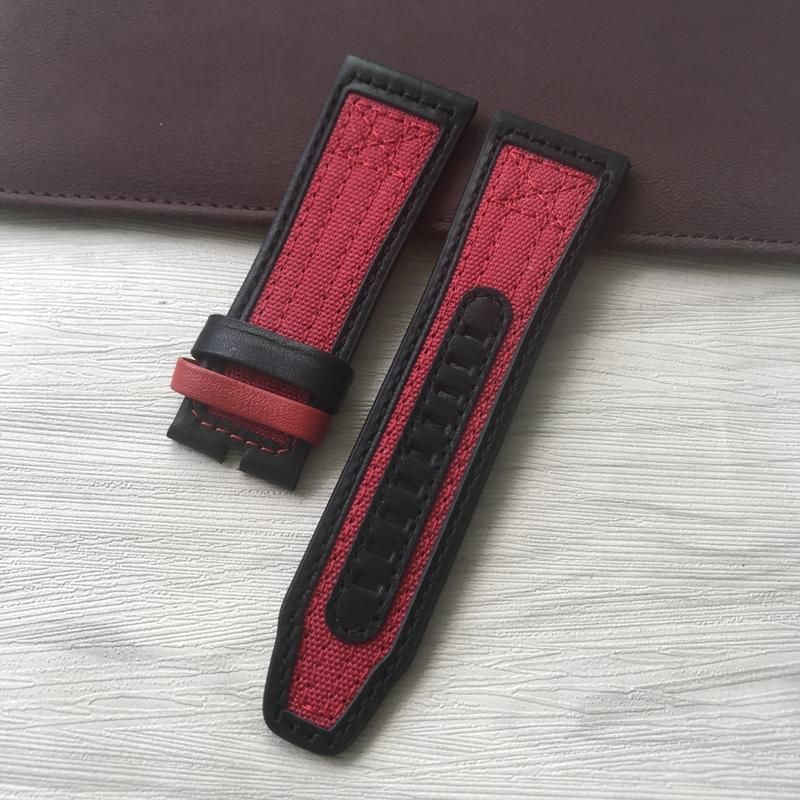 Red No buckle 28mm