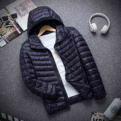 Hooded Navy Blue