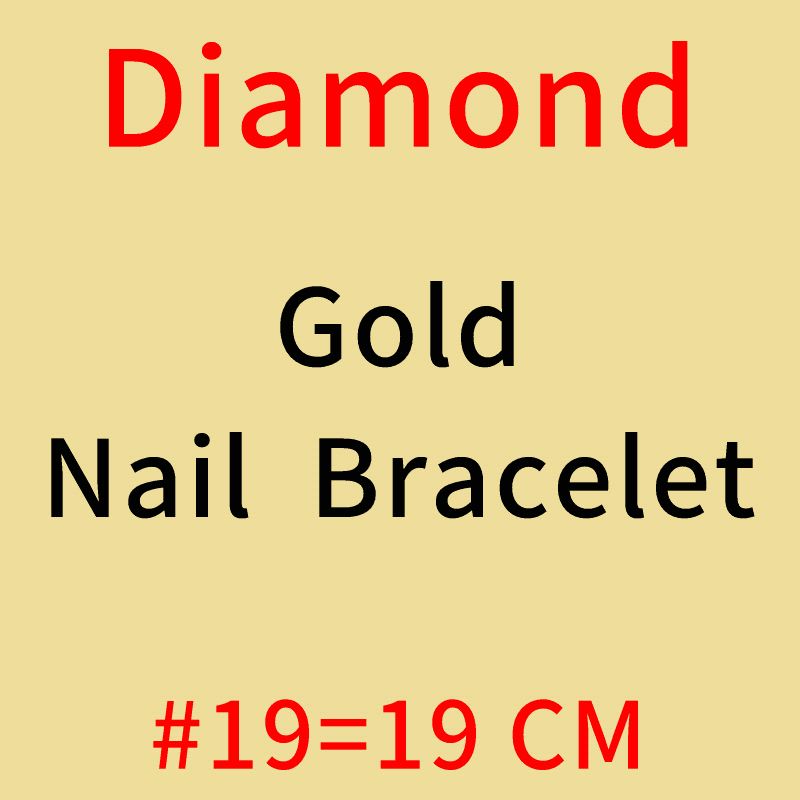 Nail - # 19 Gold Diamond