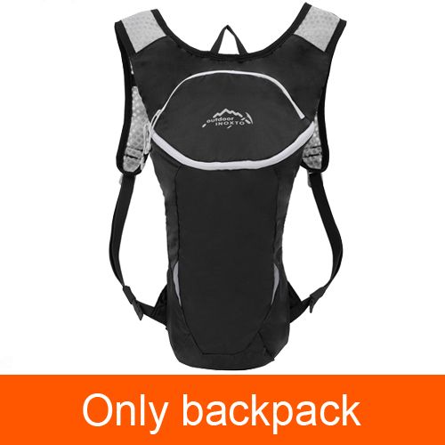 only black backpack