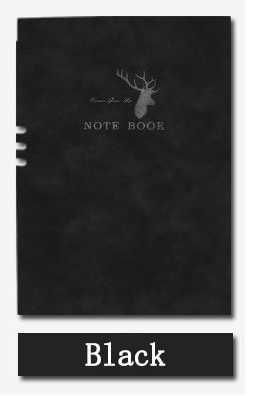 ブラックノートブック-B5