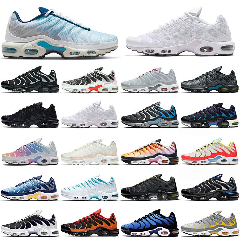 Acheter Pas Cher Tn Plus Chaussures De Course Hommes Femmes Triple Noire  Psychique Bleu Hyper Batman Métallique Mondial Jaune Jaune Femme Hommes  Formateurs Sports De Plein Air Baskets Du 28,1 € | Fr.Dhgate