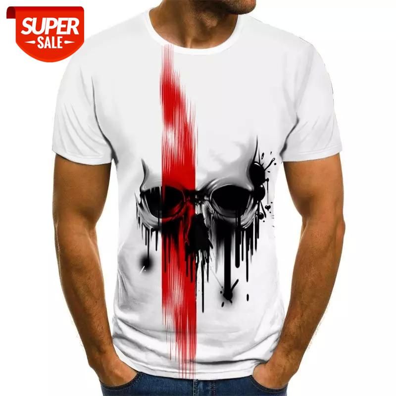 Camisetas de horror para hombre  camisa de manga corta a la moda  in.. 