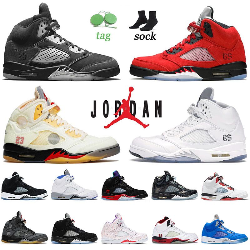 Acquistare Top Jumpman 5 Nike Air Jordan 5s Scarpe Da Basket V Retro  Bluebird Bluebird Bull Bull Oreo Vela Off Bianco SP Muslin Mens Donne Da  Donna Fornitori 13 Economico | Consegna