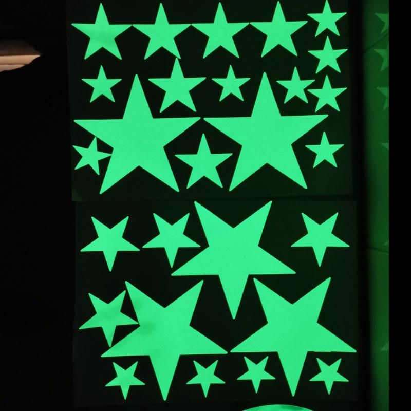 435pcs/set Luminous 3D Star Moon Dot Wall Stickers Kids Room