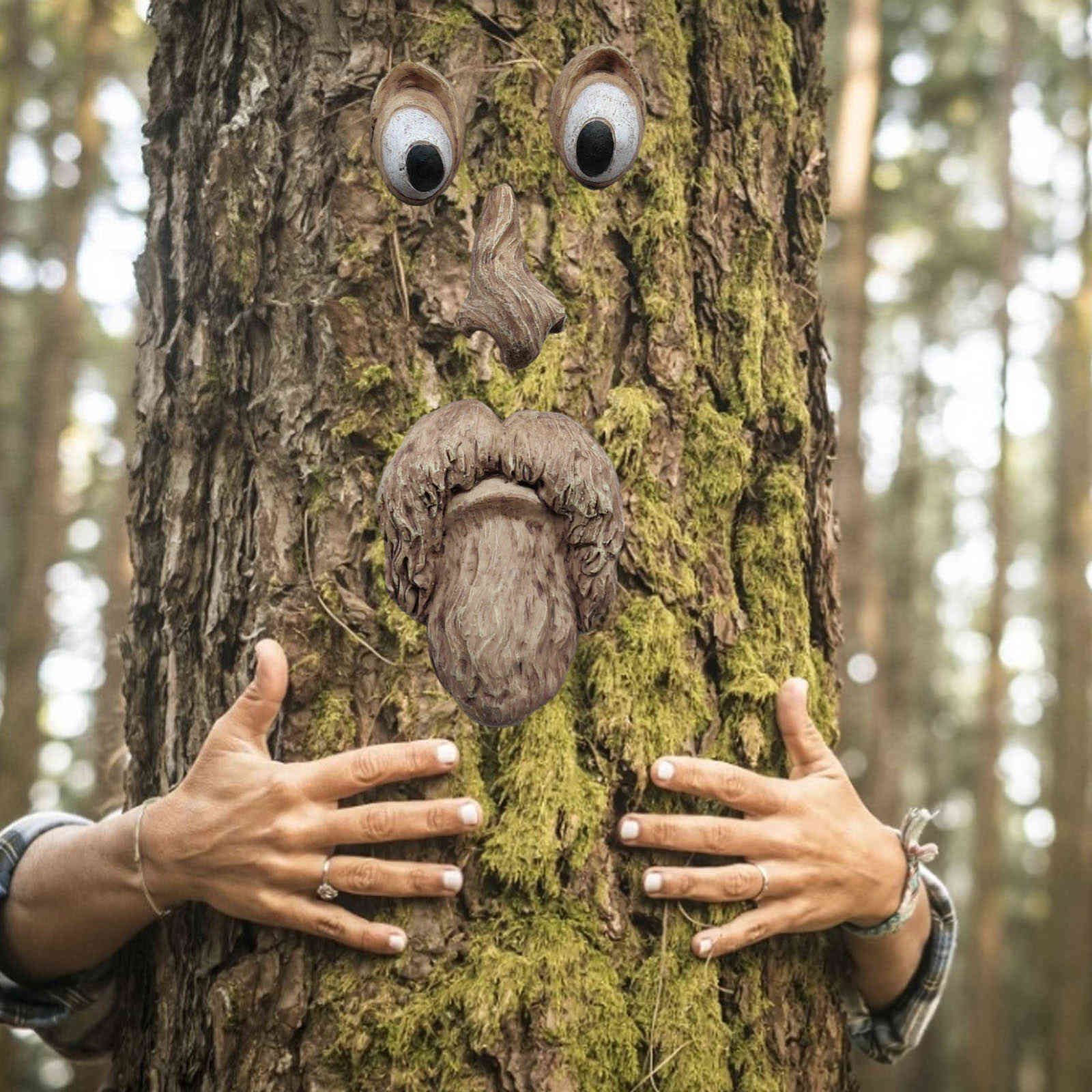 Old Man Tree Hugger Garden Peeker Outdoor Tree Face... From Misihan08, &Price; | DHgate.Com 2 Old Man Tree Hugger Garden Peeker Outdoor Tree Face... From Misihan08, &Price; | DHgate.Com - Image 2