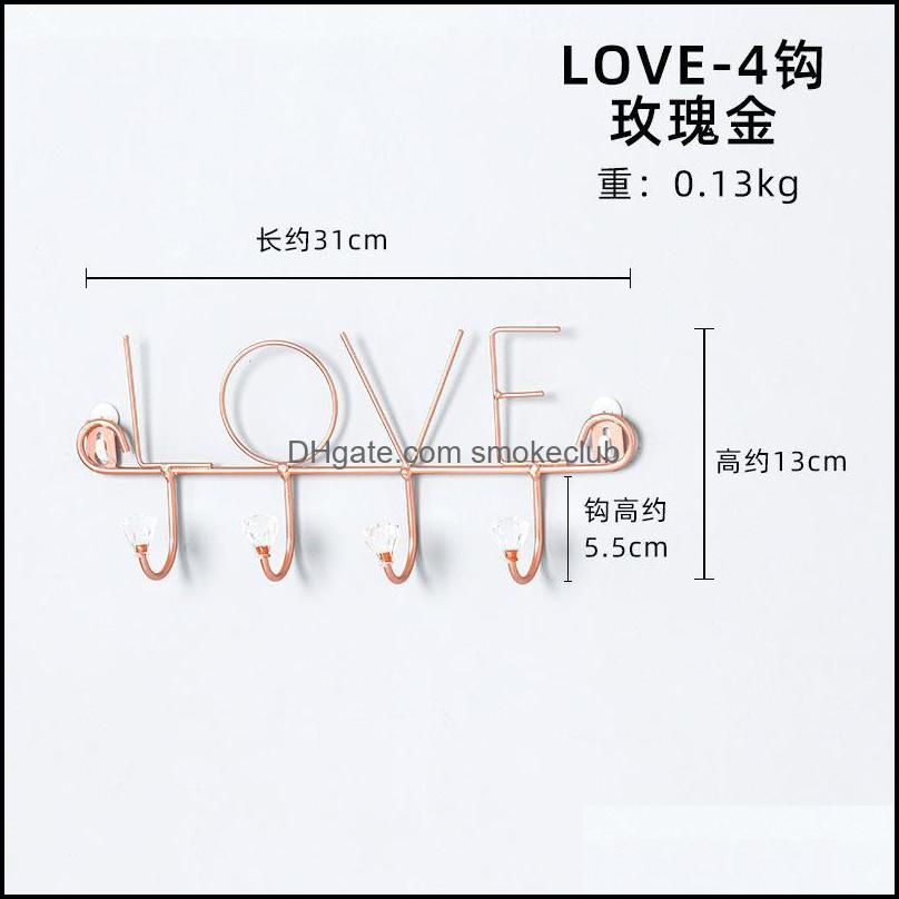 Love-4hook Rose Gold