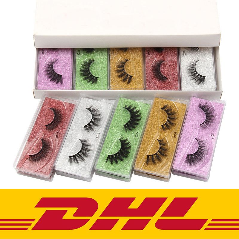 Mink Eyelashes Bulk Wholesale 10 Styles 3d Mink Lashes Pack Natural Thick False Eyelashes