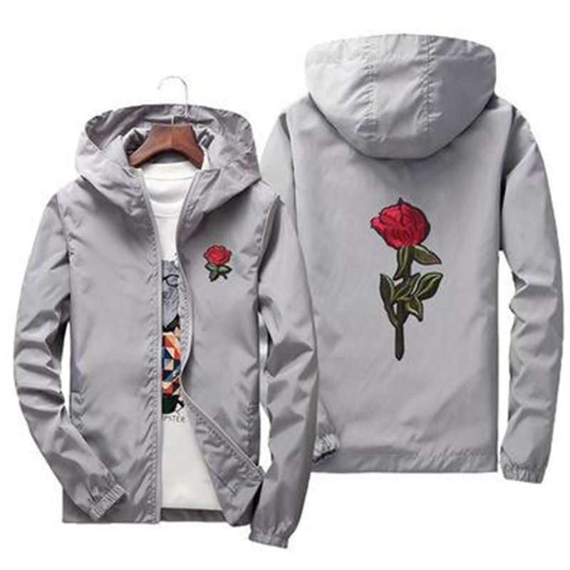 jacket with a rose