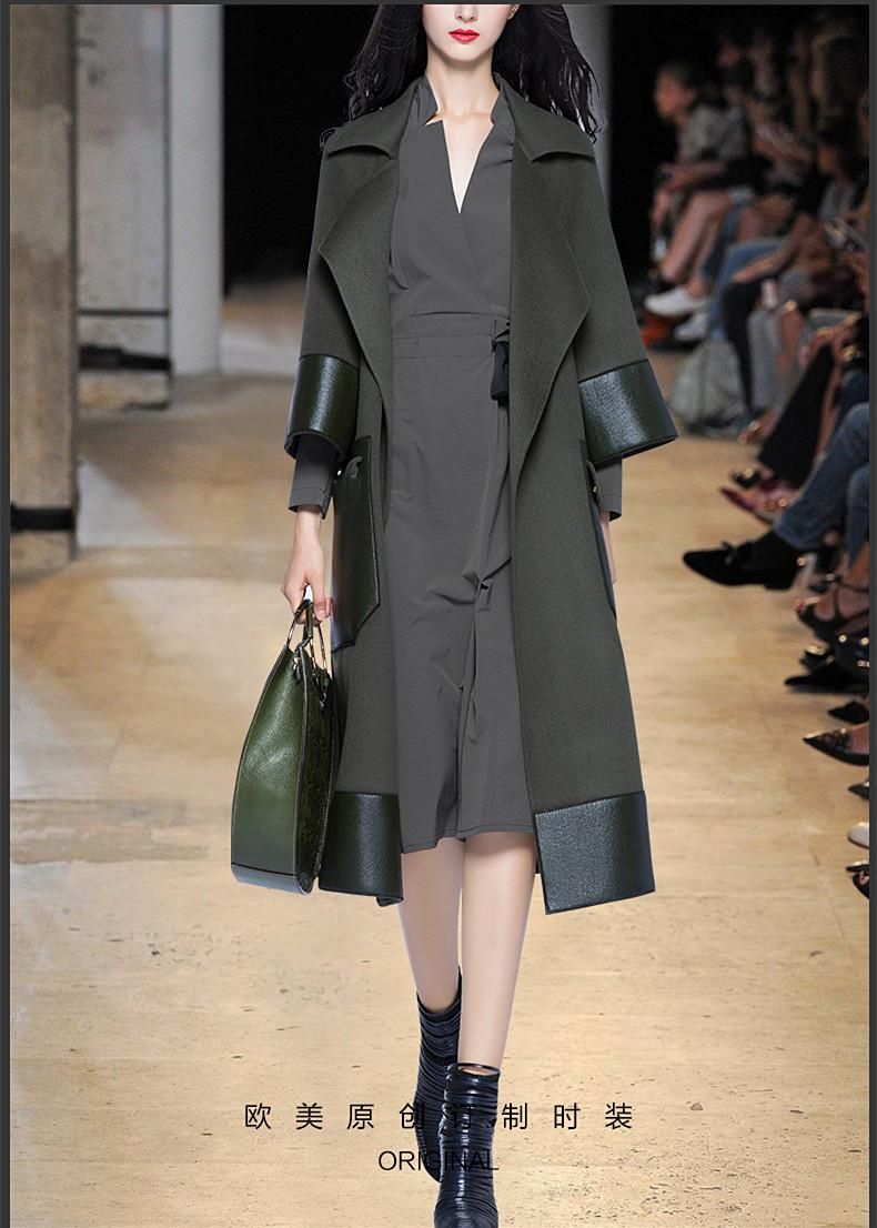 thick wool trench coat