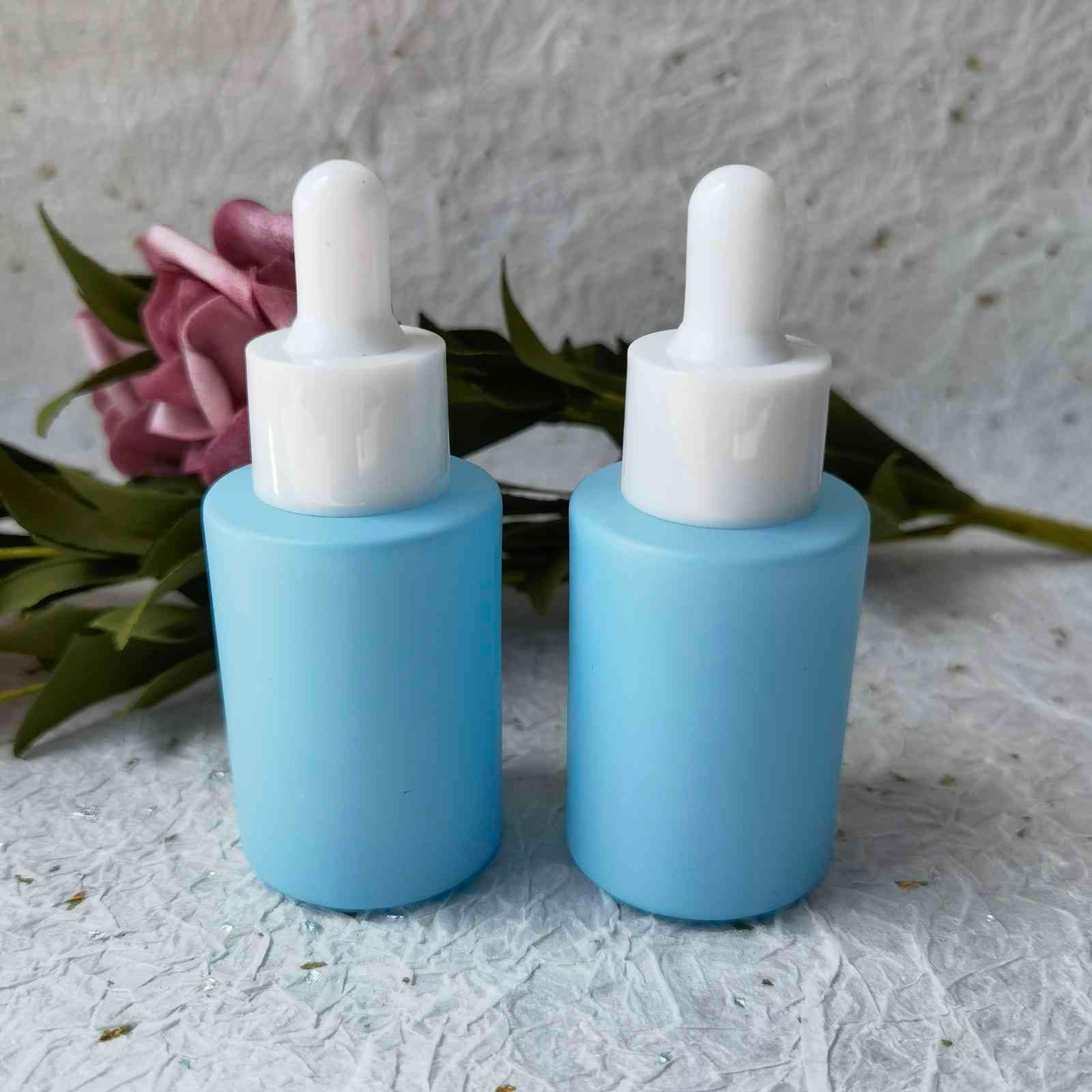 Blue-30ml-Glass And Plastic