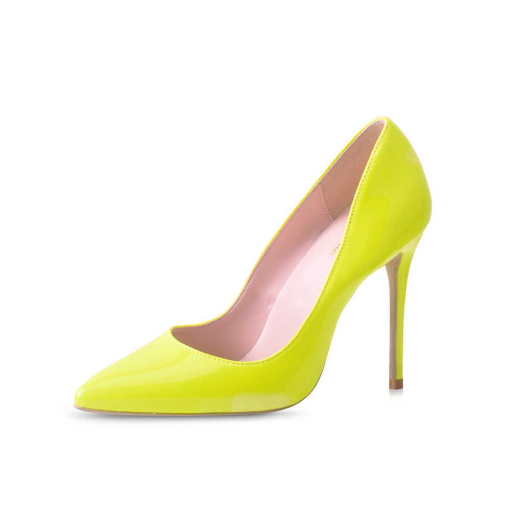 Neon geel 10cm