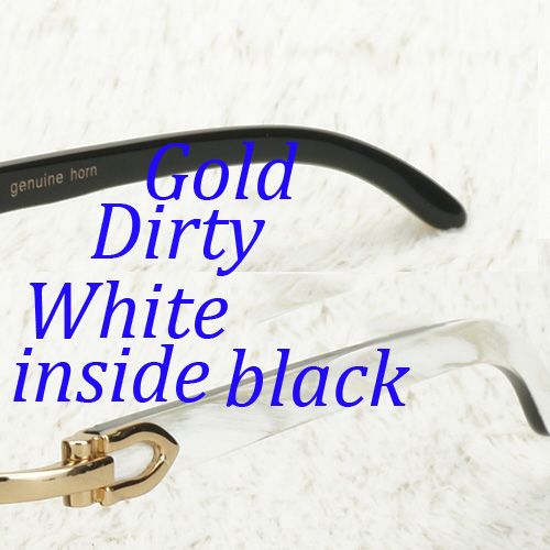 Gold Dirty White Inside Black