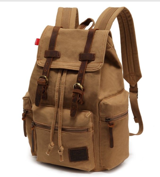Dise ador Nuevas Mochilas De Cuero Vintage Hombres Mujeres