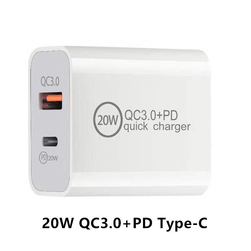 (20W) QC3.0 + PD Type-C.