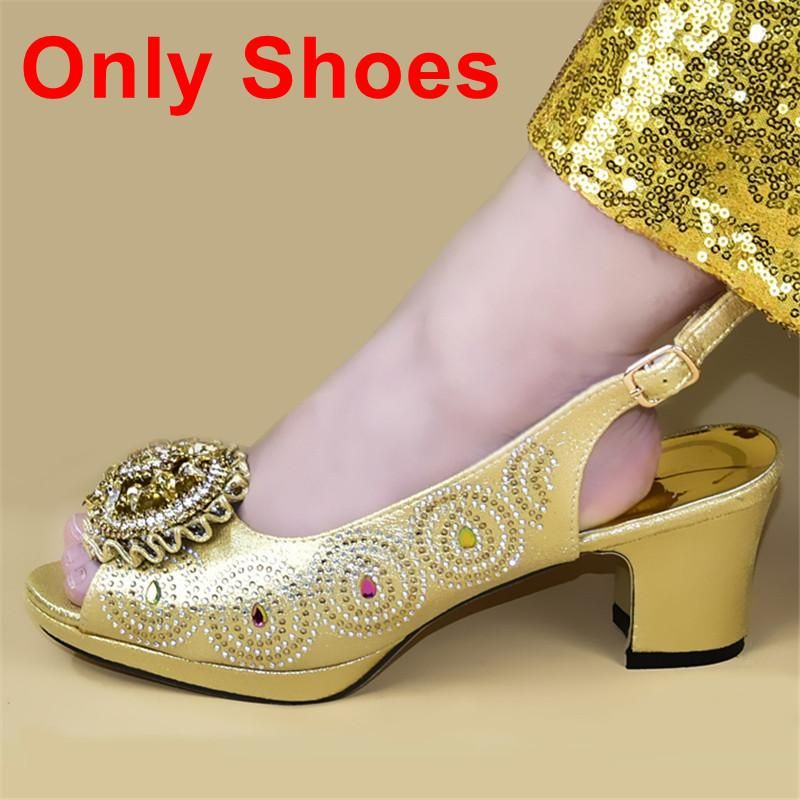 Gold Only Shoes