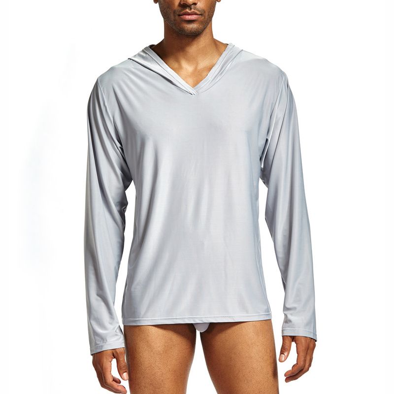 Long Sleeve Hooded Tops Tees 
