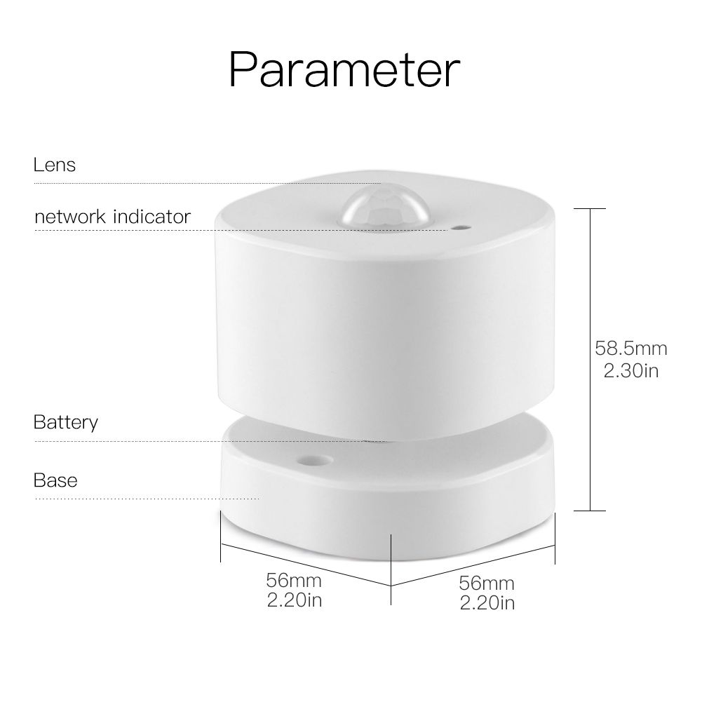 Zigbee PIR -bewegingssensor