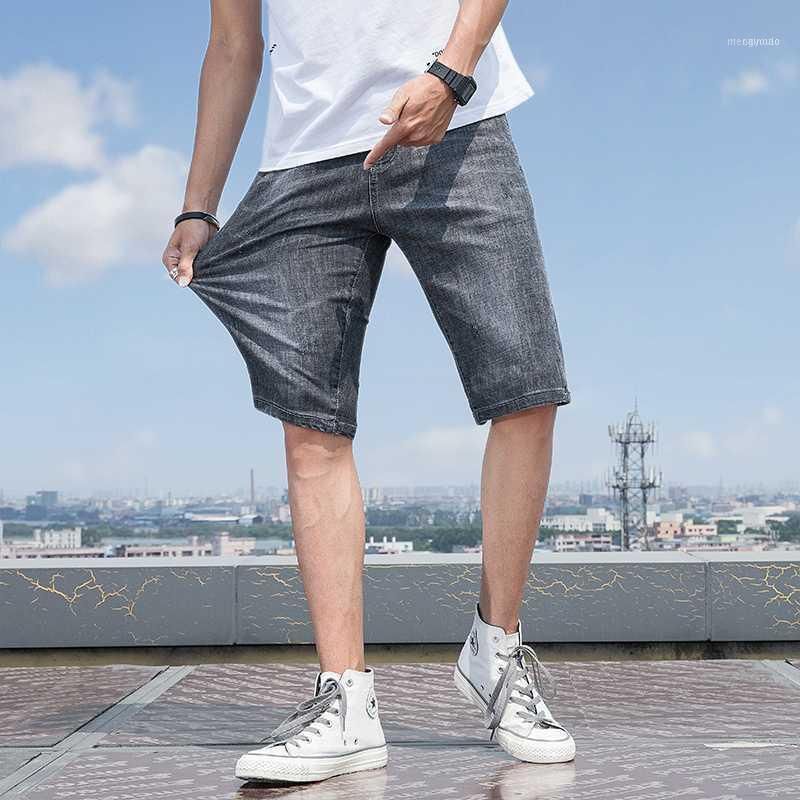 Mens Jeans Denim Shorts Mens Big Size 